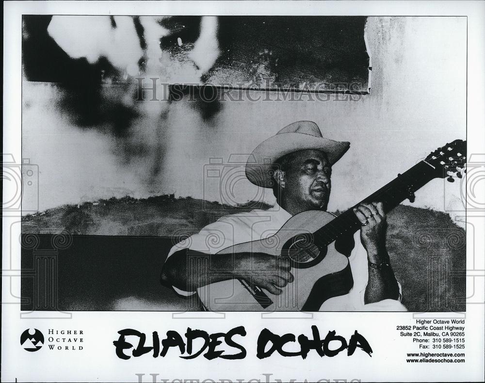 1999 Press Photo Musician, Eliades Ochoa on Virgin label - RSL85539 - Historic Images