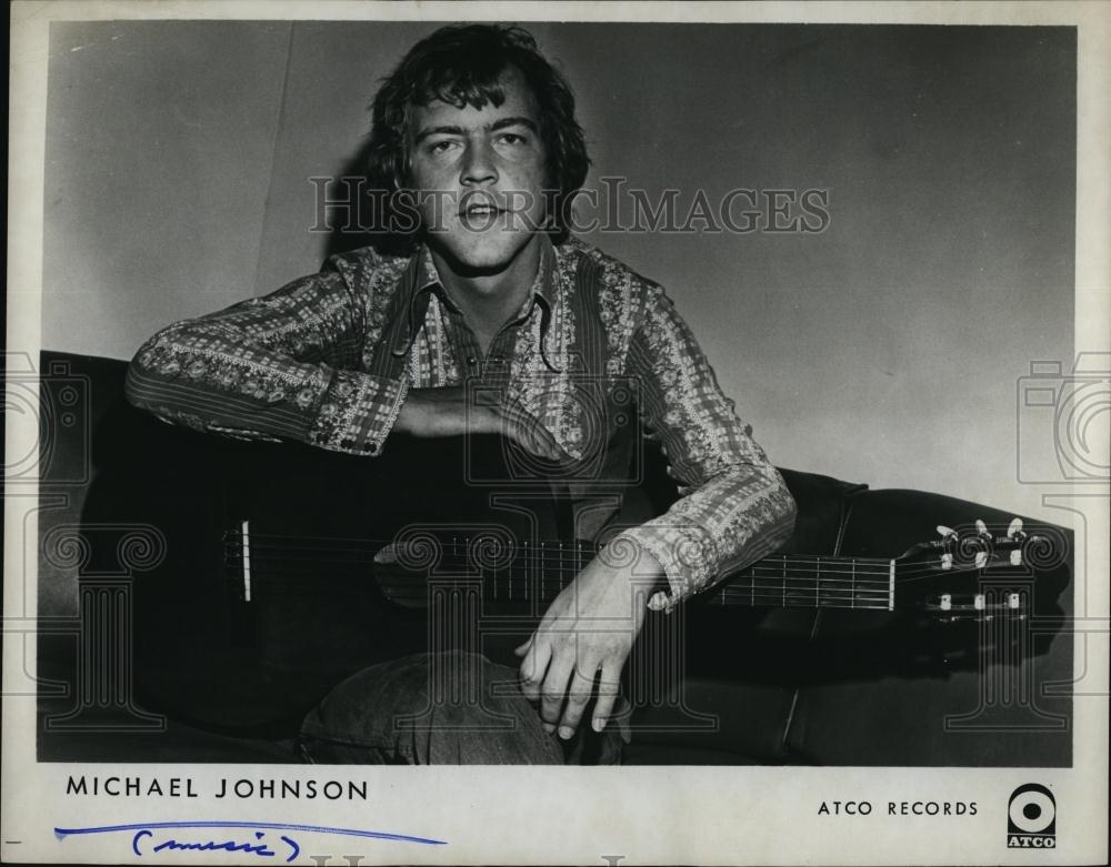 1973 Press Photo Michael Johnson Music Recording Artist - RSL99339 - Historic Images