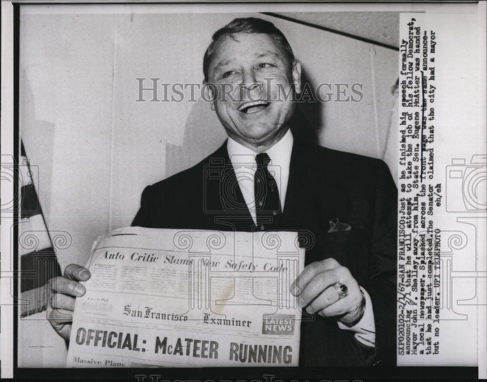 1967 Press Photo State Senator Eugene McAtter - RSL98161 - Historic Images