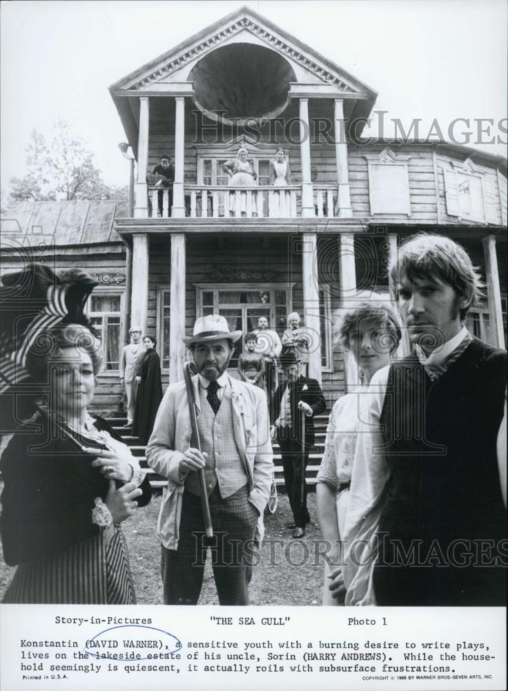 1969 Press Photo Actor David Warner As Konstantin In &quot;The Sea Gull&quot; - RSL02841 - Historic Images