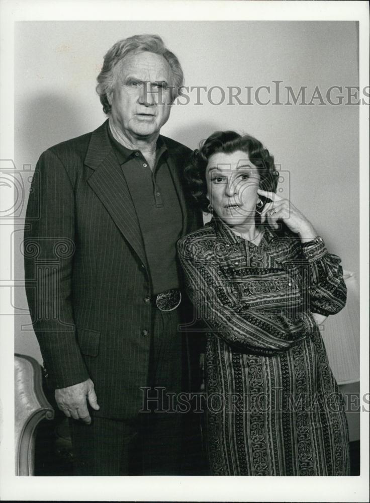 Press Photo Actors Jack Walden &amp; Nancy Walker in a film - RSL04073 - Historic Images