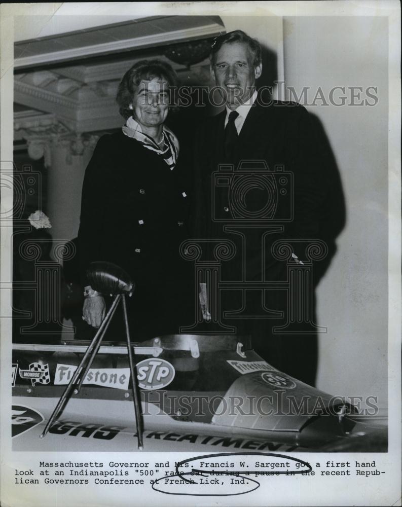 1971 Press Photo Mr & Mrs Francis Sargent, Mass Gov - RSL79429 - Historic Images