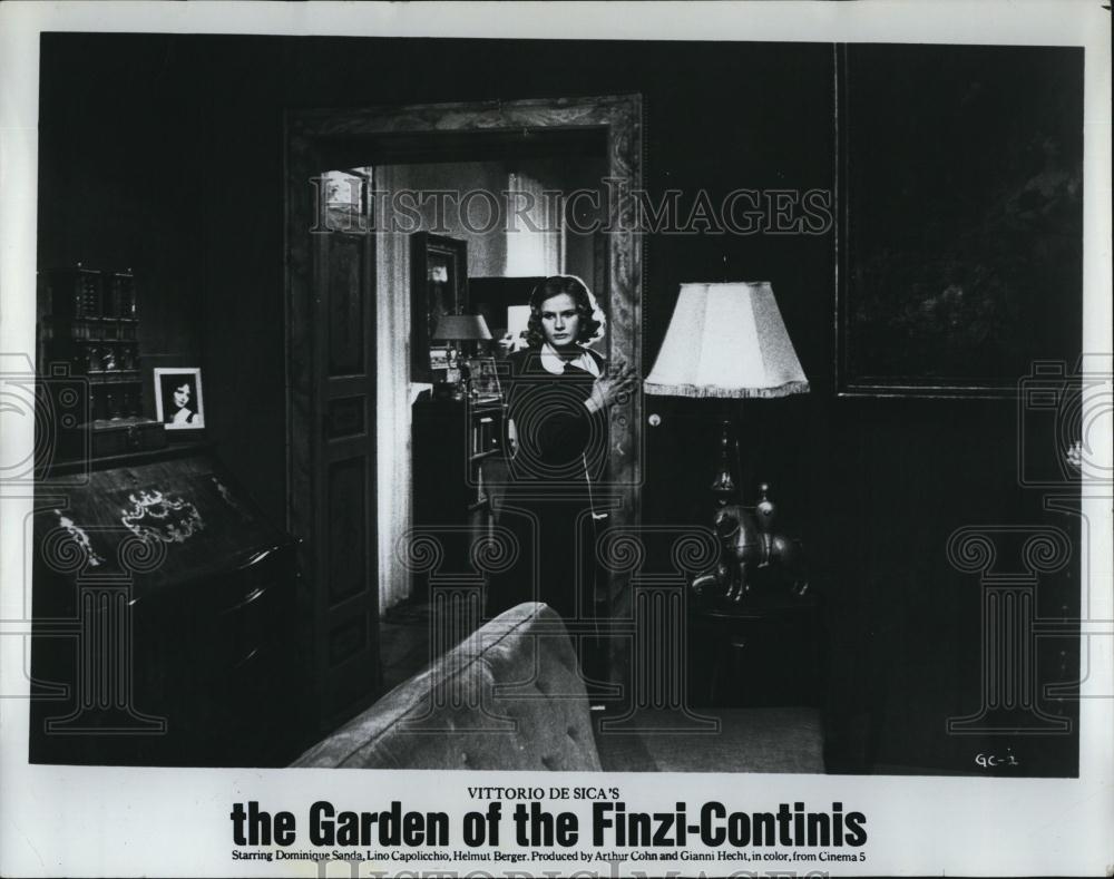 1972 Press Photo French actress Dominique Sanda in The Garden of Finzo-Continis - Historic Images