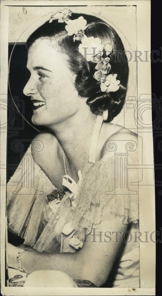 1937 Press Photo Ethel Du Pont Roosevelt daughter in law of President - Historic Images