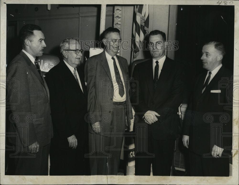 Press Photo Robert Frail Charles Foote William Whitney Murray Robert Fosted - Historic Images