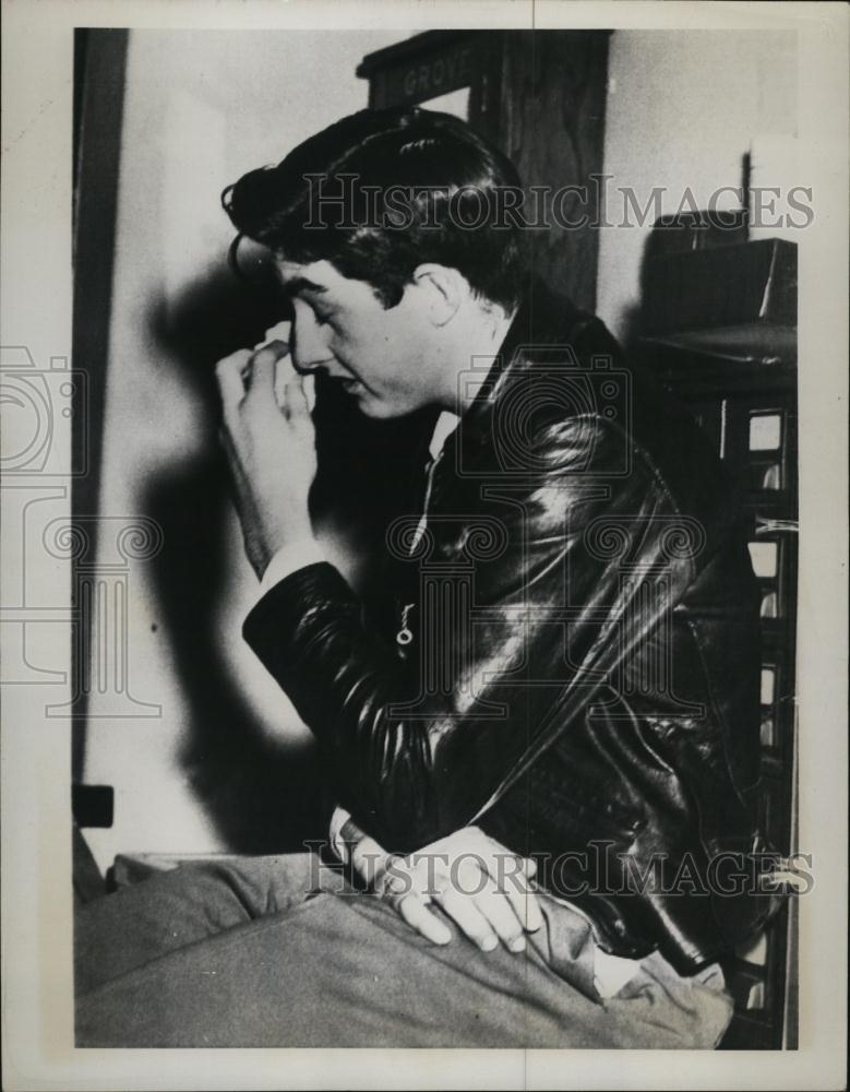 1948 Press Photo B Weidenkeller, boyfriend of victim Theresa Catherine Foster - Historic Images