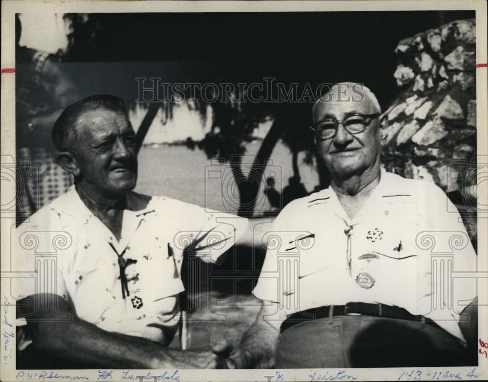 1959 Press Photo Brother William Heiston &amp; Grand Master PW Rieman - RSL99009 - Historic Images