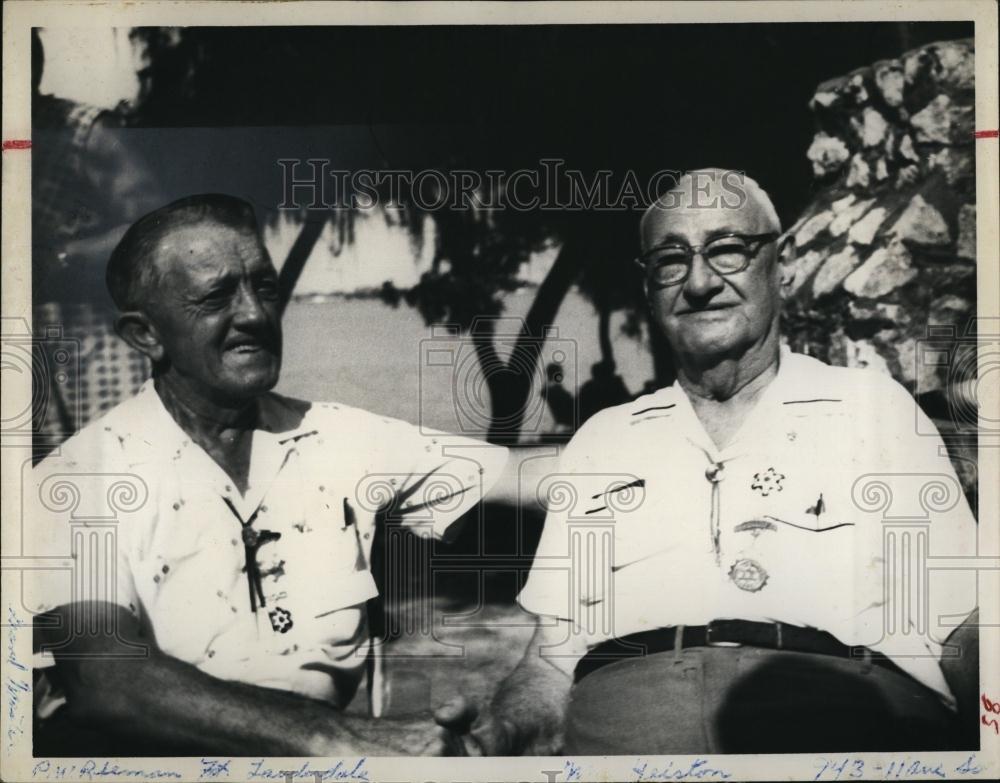 1959 Press Photo Brother William Heiston & Grand Master PW Rieman - RSL99009 - Historic Images