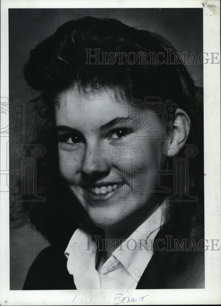 1991 Press Photo Melissa Benoit 13 yr old murder victim - RSL41691 - Historic Images