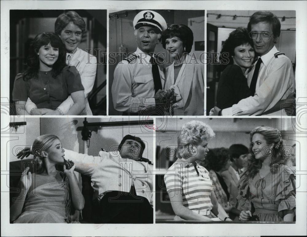 1982 Press Photo &quot;The Love Boat&quot; stars D Miller, L Lau, G McLeod, R Warwick - Historic Images