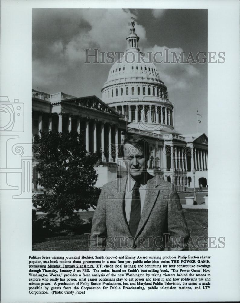 Press Photo Pulitzer Prize Winning Journalist Hedrick Smith In Washington - Historic Images