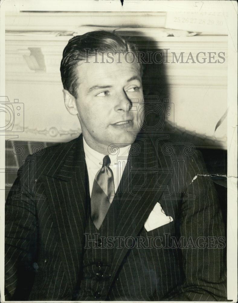 1938 Press Photo Senator Henry Cabot Lodge Junior - RSL01631 - Historic Images