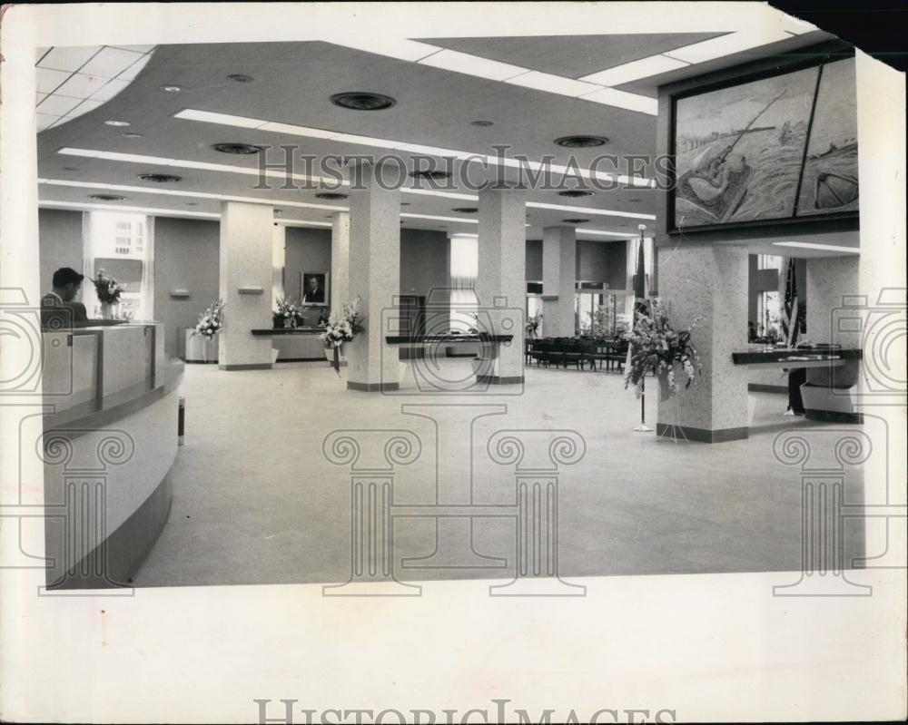 1967 Press Photo Lobby at First Federal banking facility - RSL68483 - Historic Images