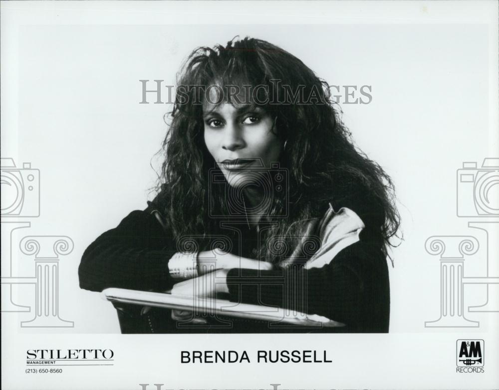 Press Photo American-Canadian Singer-Songwriter And Keyboardist Brenda Russell - Historic Images