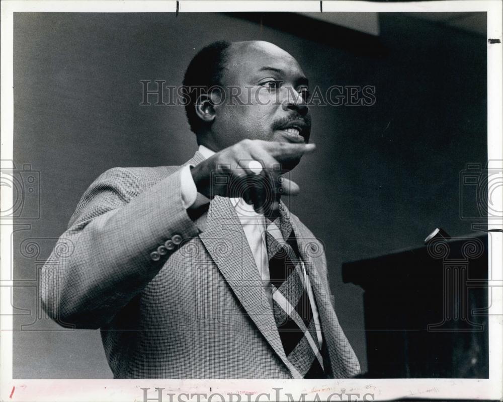 1979 Press Photo Wally Orr, Florida Secretary Of Labor And Employment Security - Historic Images