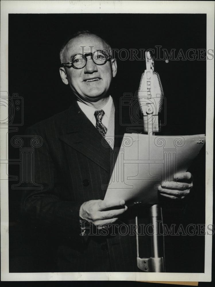 1944 Press Photo Editor In Chief Of International News Service Barry Faris - Historic Images