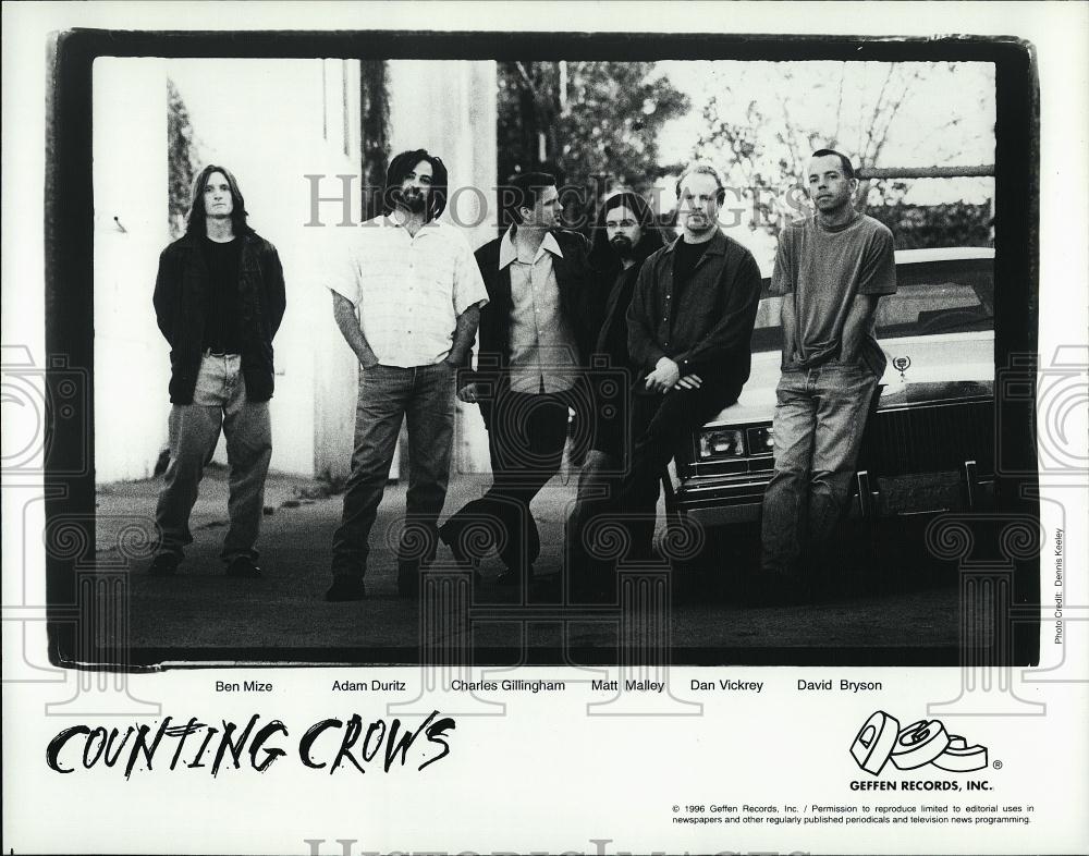 1996 Press Photo Recording Artists Counting Crows - RSL08411 - Historic Images