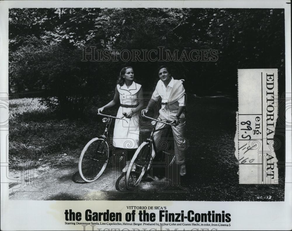 1972 Press Photo French Actress Dominique Sanda in The Garden of Finzi-Continis - Historic Images