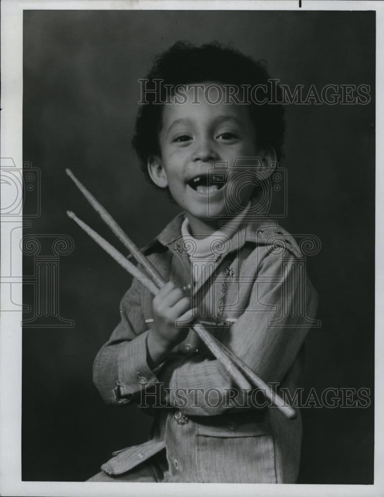 1978 Press Photo Drummer boy Eric Thompson Dick Clark&#39;s Live Wednesday - Historic Images