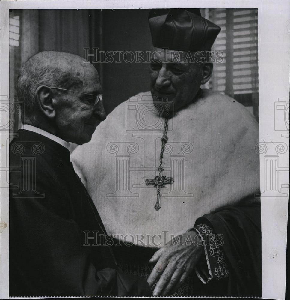 1963 Press Photo Monsignor Antonio Vieira age 97 - RSL78709 - Historic Images