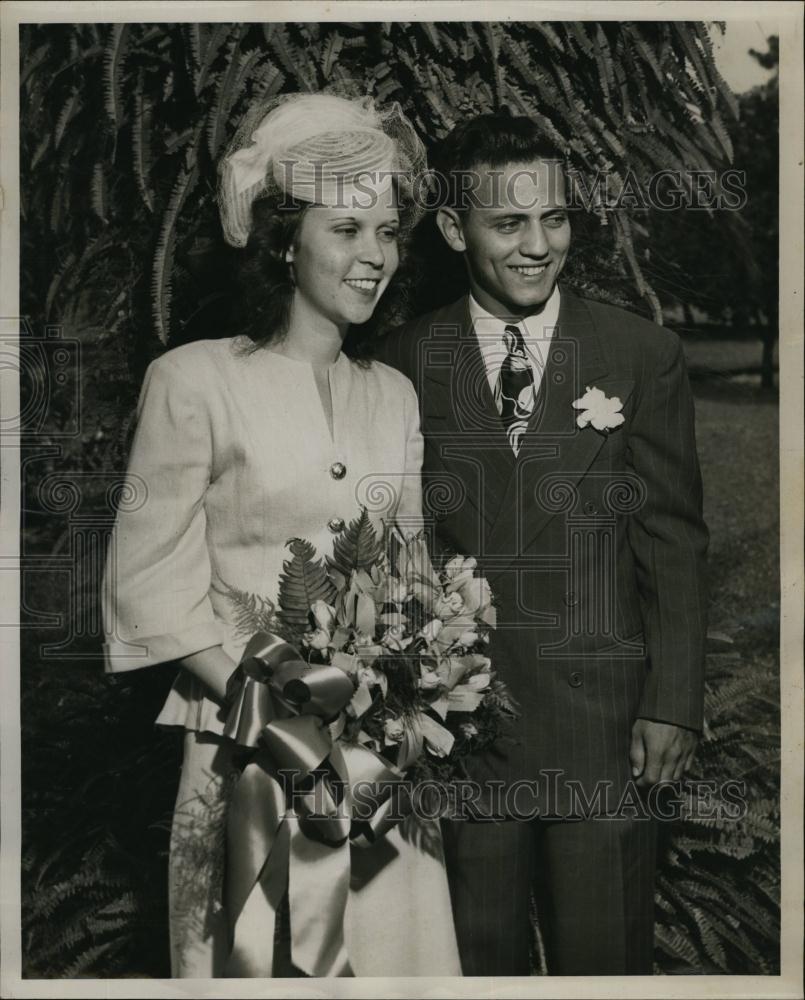 Press Photo Lee R Williams &amp; New Wife Mary Eleanor Brittain - RSL91191 - Historic Images