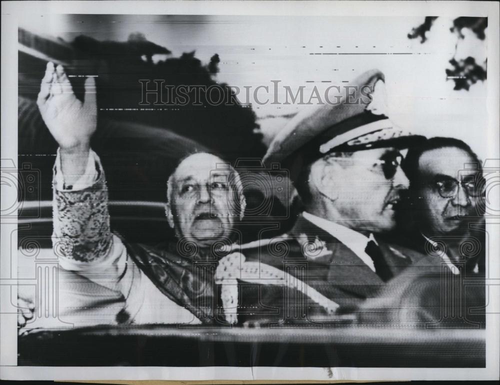 1955 Press Photo Papal Emissary Cardinal Masella in Brazil - RSL89311 - Historic Images