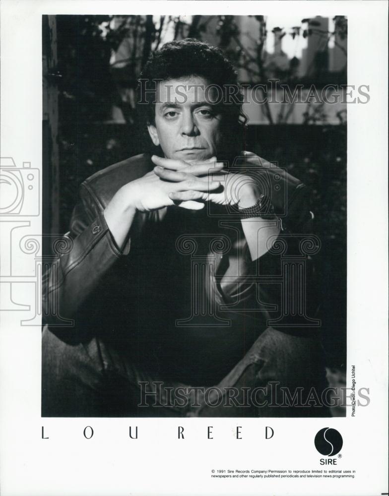 1992 Press Photo Popular Musician Lou Reed - RSL03025 - Historic Images