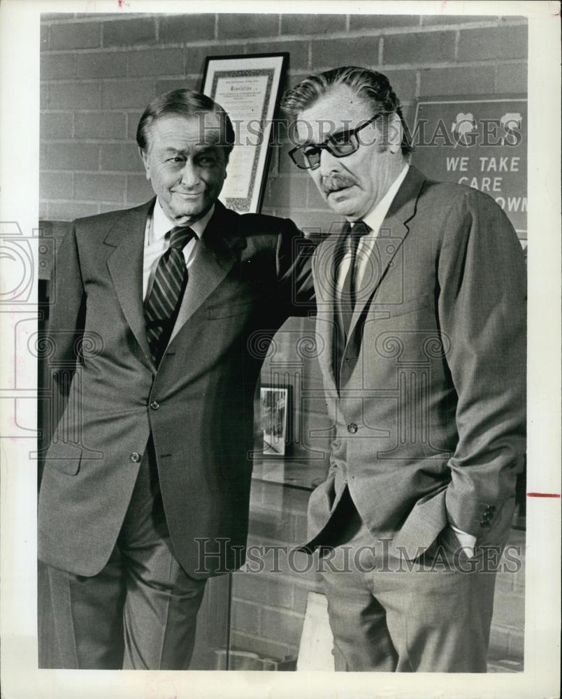 1971 Press Photo Barry Sullivan Robert Young Marcus Welby, MD Actors - RSL63003 - Historic Images