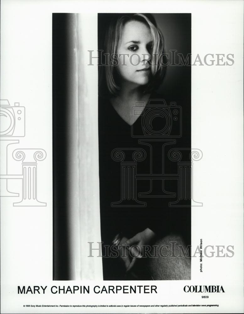 1998 Press Photo Mary Chapin Carpenter, Country/Folk Singer/Songwriter/Musician - Historic Images