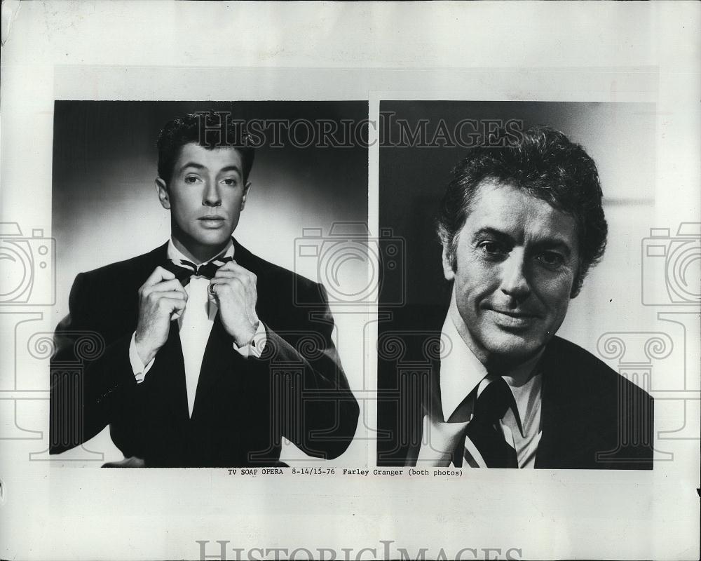 1976 Press Photo Actor Parley Granger In "A Quarter Century" - RSL85153 - Historic Images