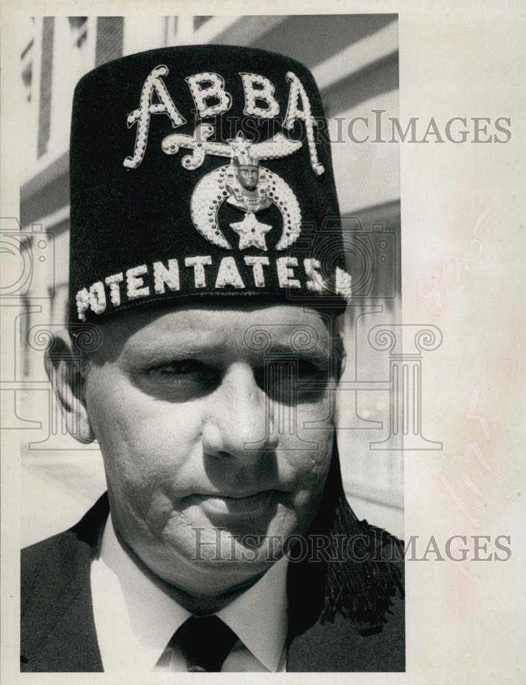 1967 Press Photo Billy Cato Abba Potentates Mobile Alabama - RSL62781 - Historic Images