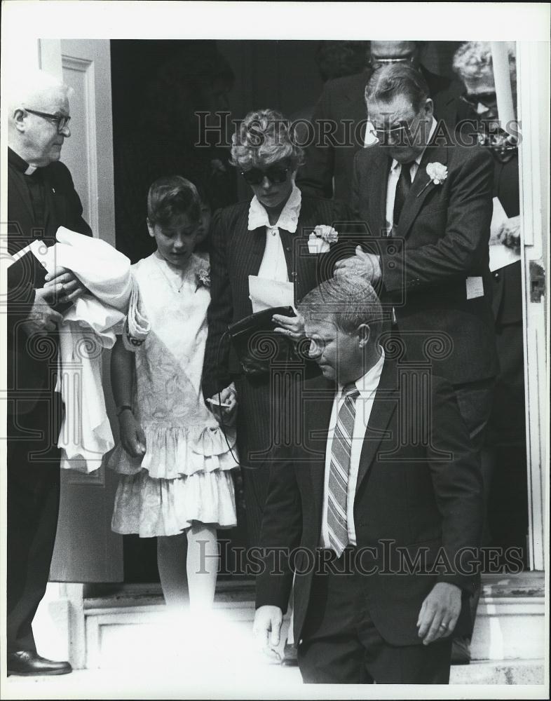 1990 Press Photo Melissa Benoit Funeral Murdered - RSL41619 - Historic Images