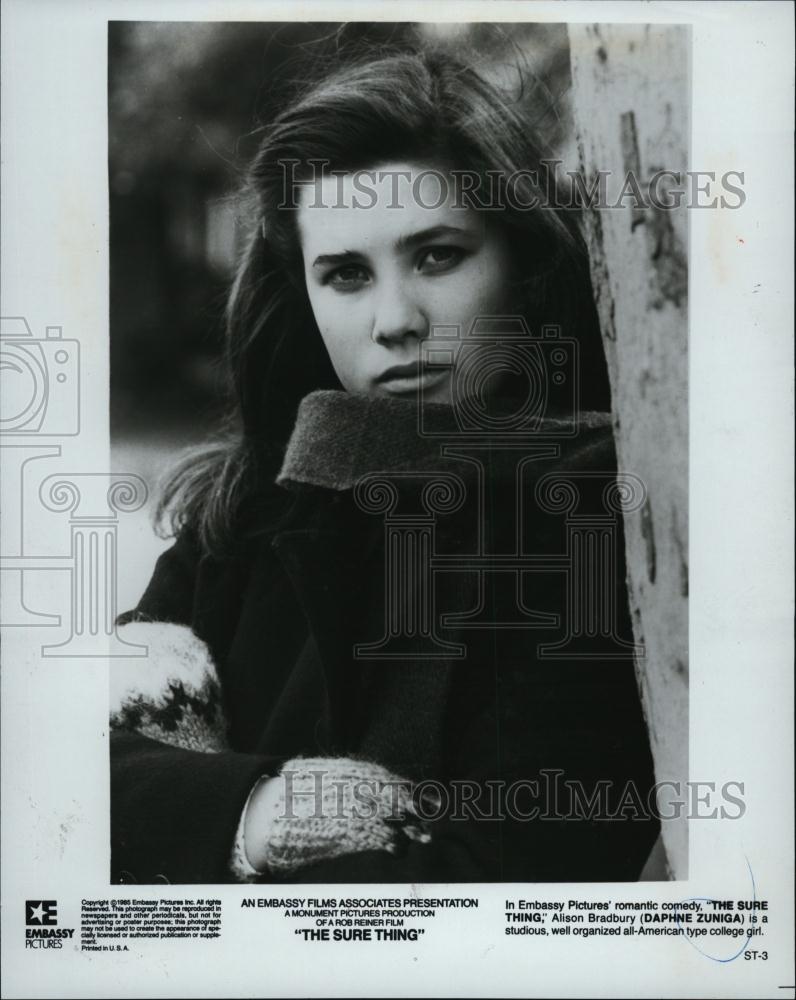 1995 Press Photo Daphne Zuniga Actress movie The Sure Thing - RSL40621 - Historic Images