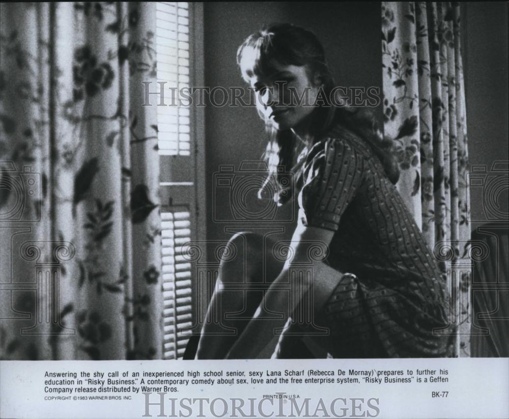 1983 Press Photo Rebecca DeMornay as Lana Scharf in "Risky Business" - Historic Images