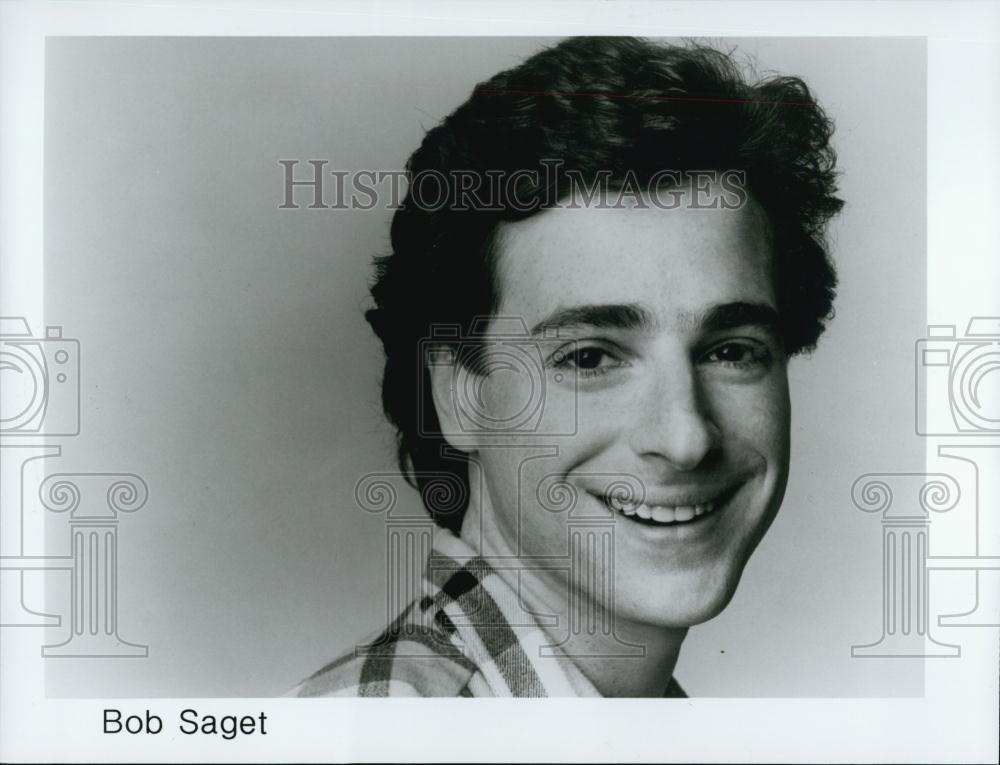 Press Photo American Stand-Up Comedian, Actor And Television Host Bob Saget - Historic Images