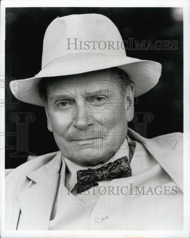 1980 Press Photo Actor Laurence Olivier In &quot;A Voyage Around My Father&quot; - Historic Images