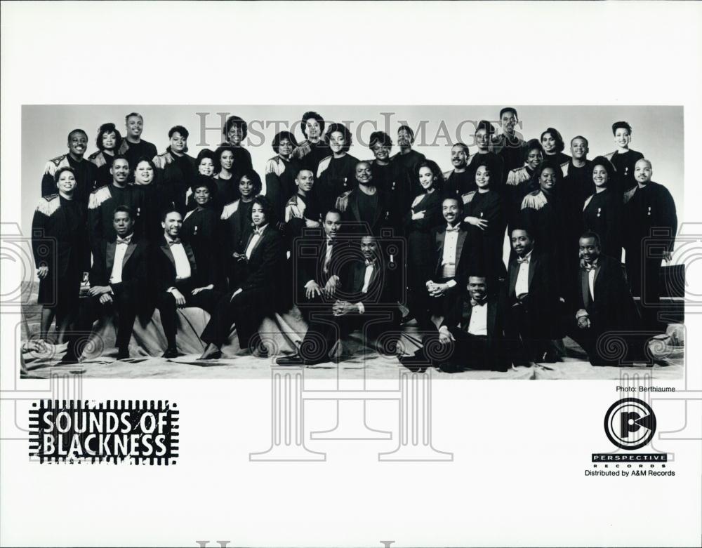 1994 Press Photo Music group &quot;Sounds of Blackness&quot; on Perspective label - Historic Images