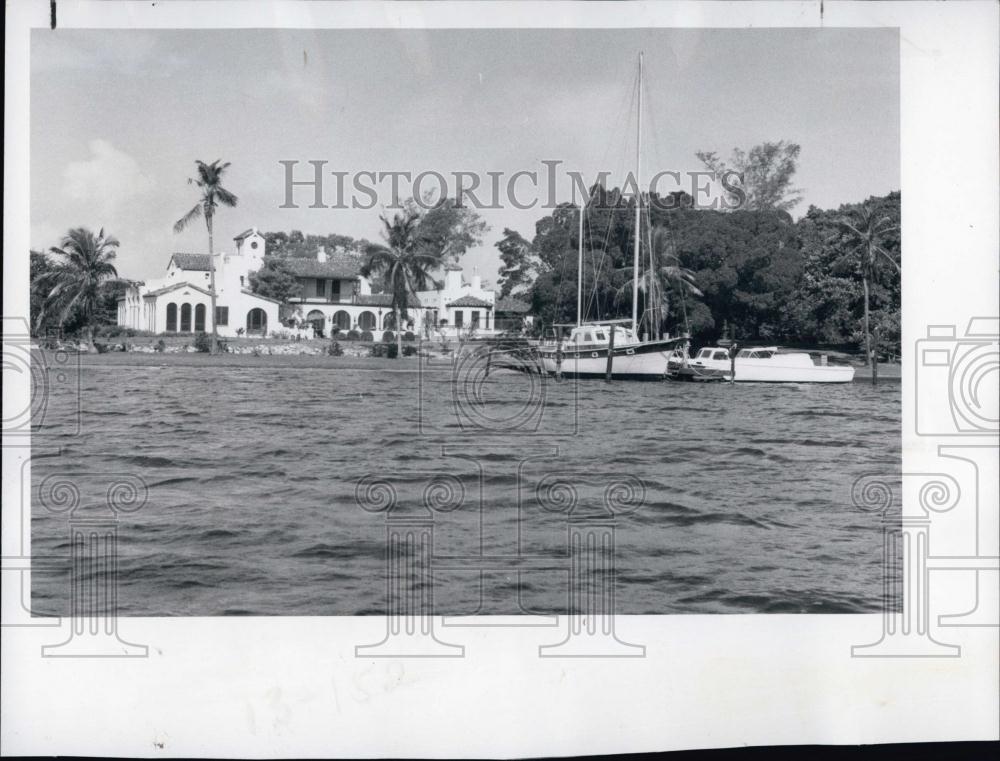 1978 Press Photo Jimmy Turner&#39;s 28 Room House Burgess Island Florida - RSL67301 - Historic Images