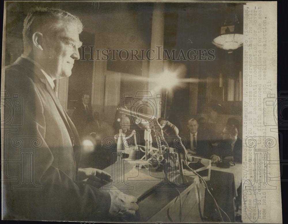 1968 Press Photo Deputy US Ambassador to Vietnam Eugene Locke - RSL06037 - Historic Images