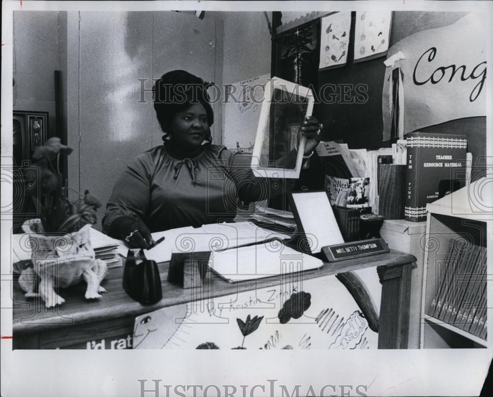 1981 Press Photo Betty Thompson, Pinellas County Teacher Of The Year - RSL97457 - Historic Images