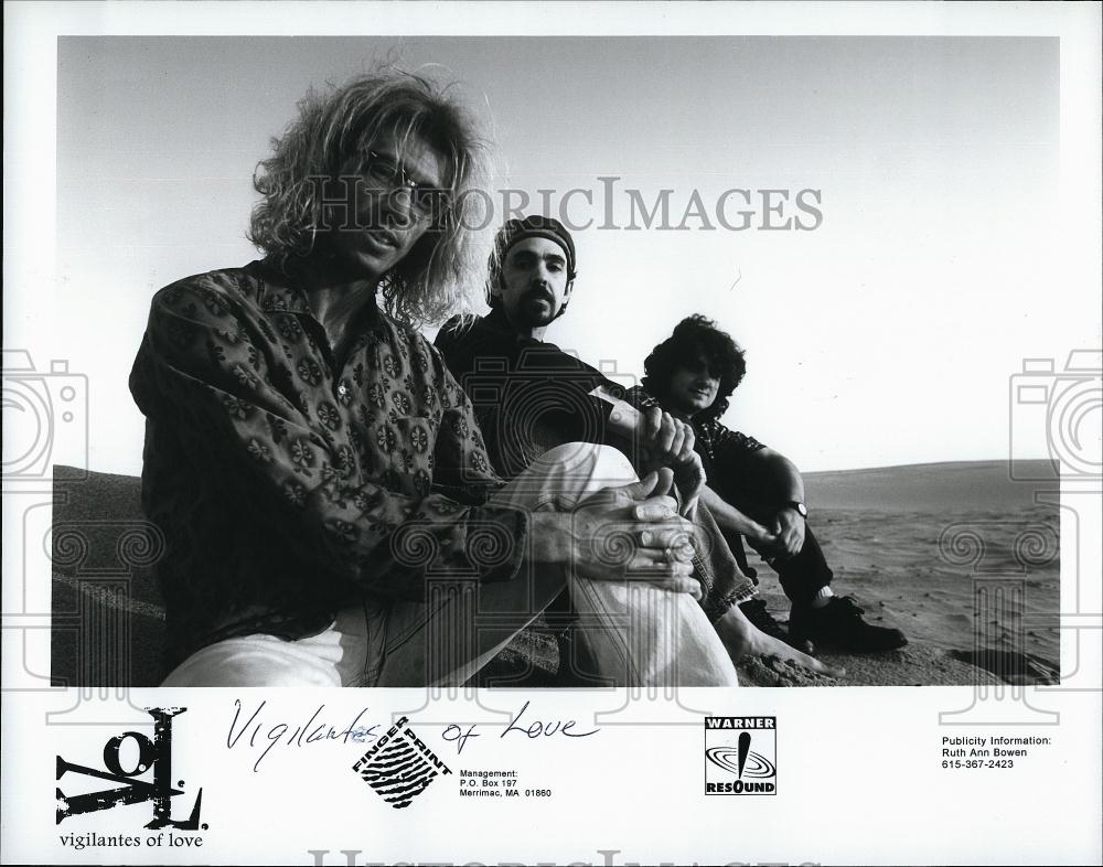 Press Photo Vigilantes of Love a rock band fronted by Bill Mallonee - RSL90171 - Historic Images