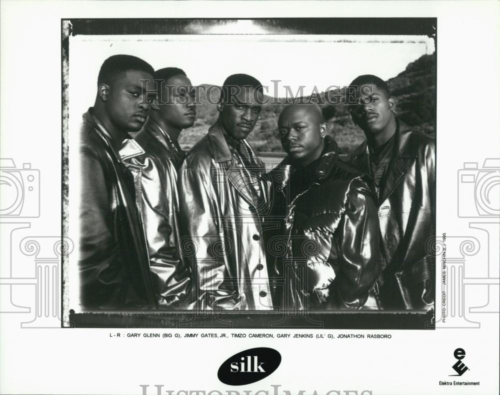 Press Photo Silk American R&amp;B group, formed in 1989 in Atlanta, Georgia - Historic Images