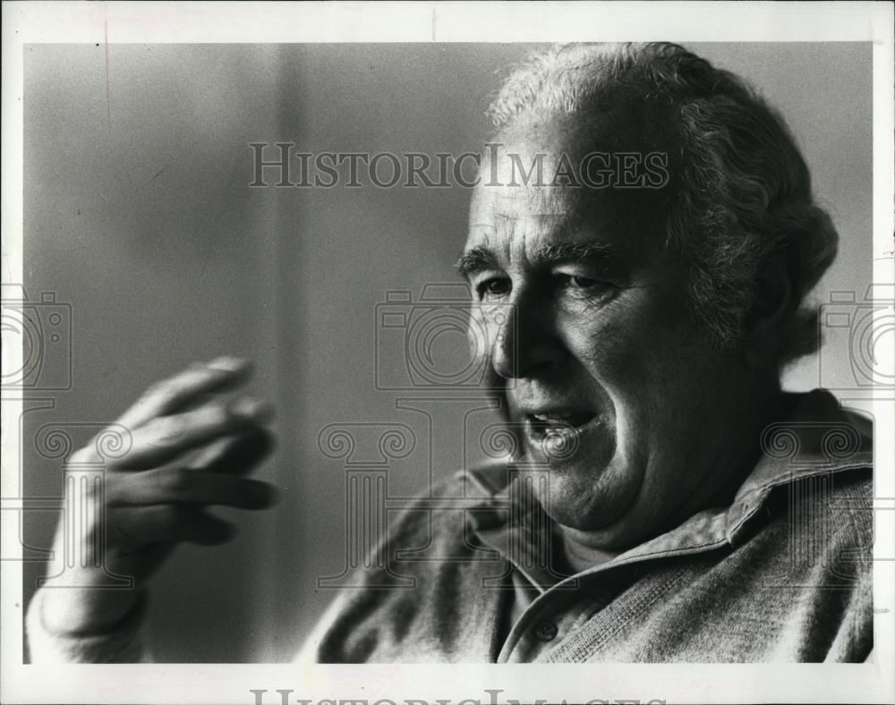 1985 Press Photo American Diplomat Malcolm Toon, Russian, Israel Ambassador - Historic Images