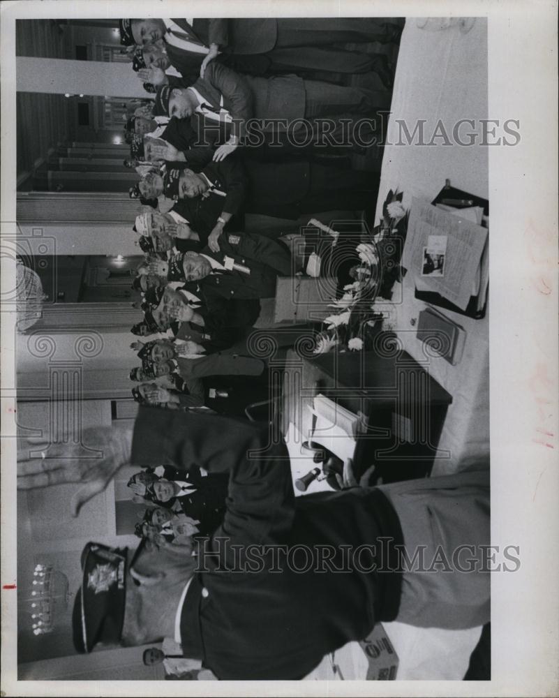 1977 Press Photo Vance M Watson, Florida Veterans of Foreign Wars Convention - Historic Images