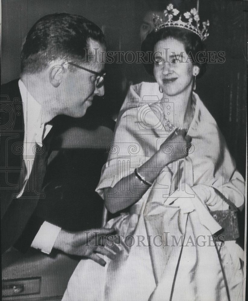 1960 Press Photo Belgian King Baudouin &amp; Dona Fabiola de Mora y Aragon - Historic Images