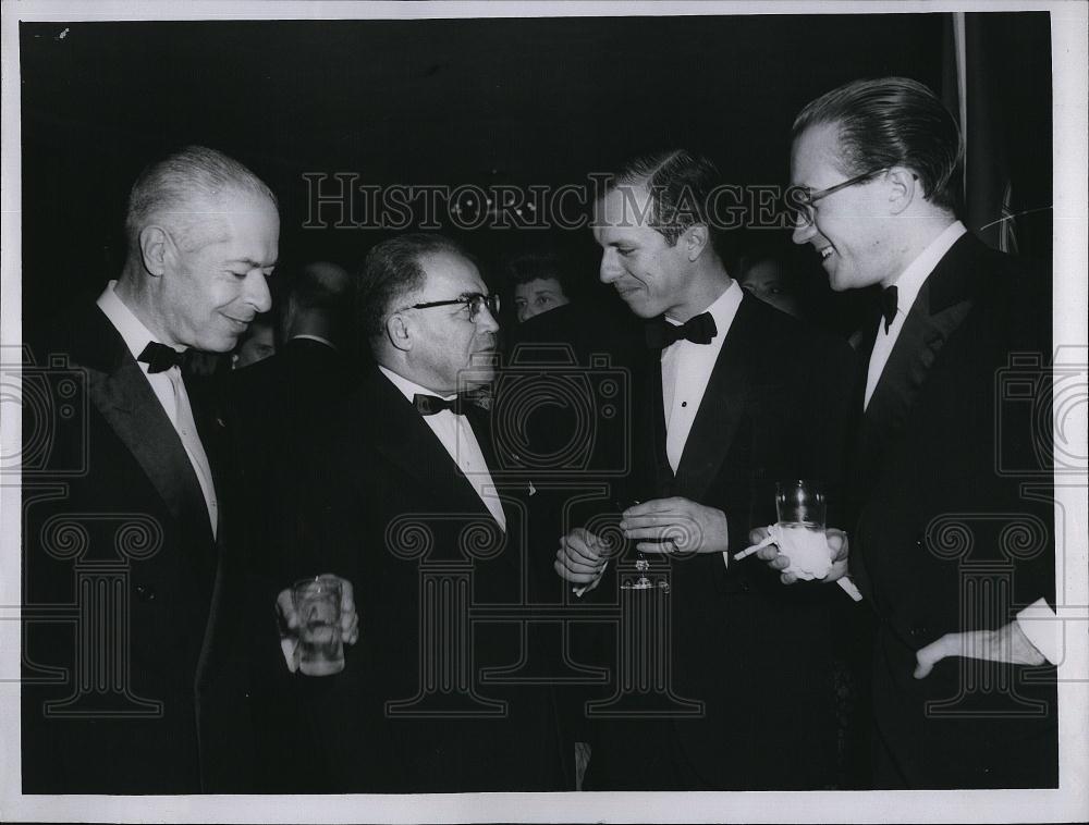 1961 Press Photo Consular service of N E ,JP Jimeno,J Ignacio,CS Tourino,Ibarra - Historic Images