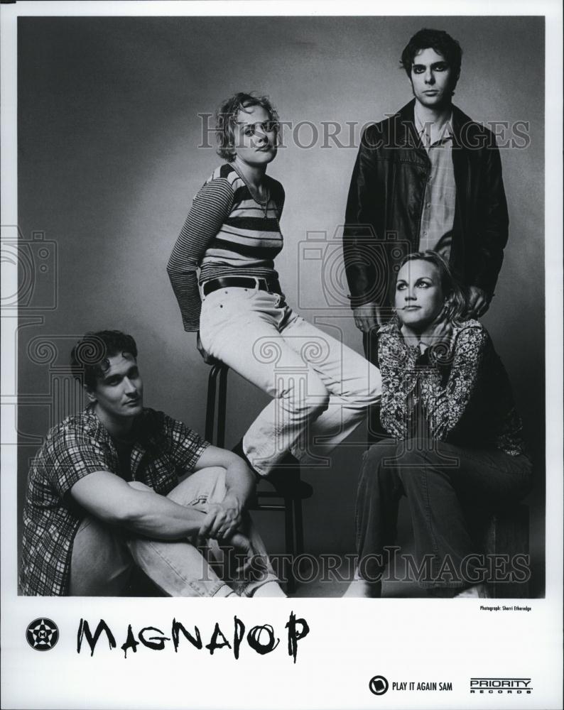 Press Photo Popular Musicians Magnapop - RSL83519 - Historic Images