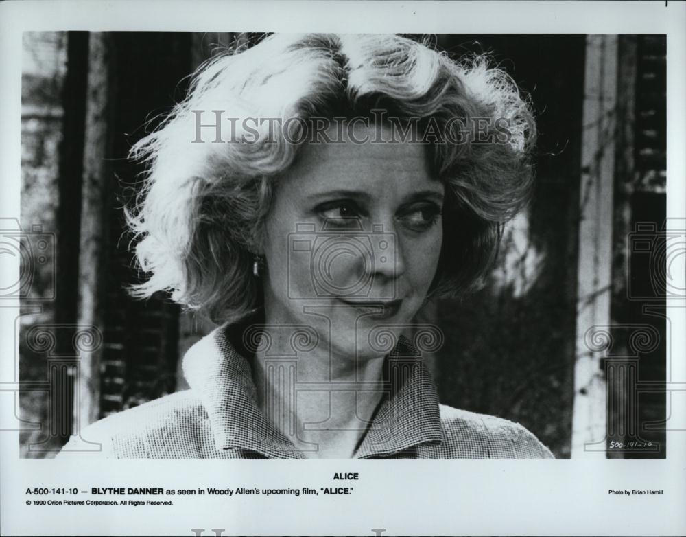 1990 Press Photo Blythe Danner Actress in "Alice" - RSL07841 - Historic Images