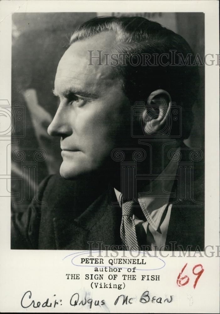 Press Photo Peter Quennel Author The Sign of The Fish - RSL66045 - Historic Images