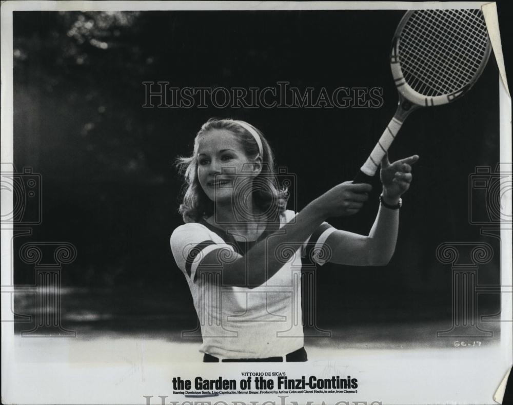 1972 Press Photo French Actress Dominique Sanda in The Garden of Finzi-Continis - Historic Images
